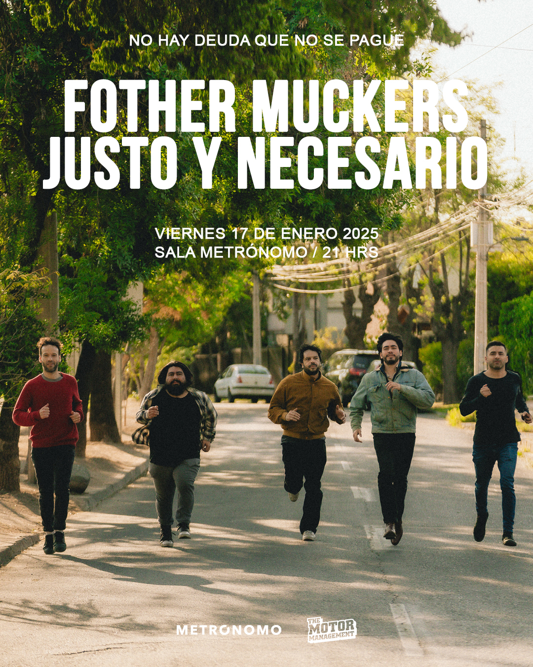 Fother Muckers celebrará el disco ''Justo y Necesario'' en vivo